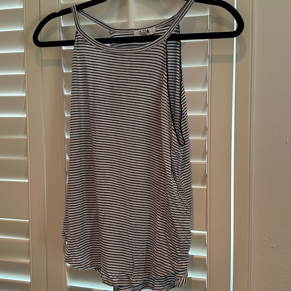 LNA striped tank top